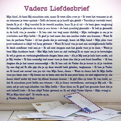 Beste Kaarten van Vaders liefdesbrief HU-85